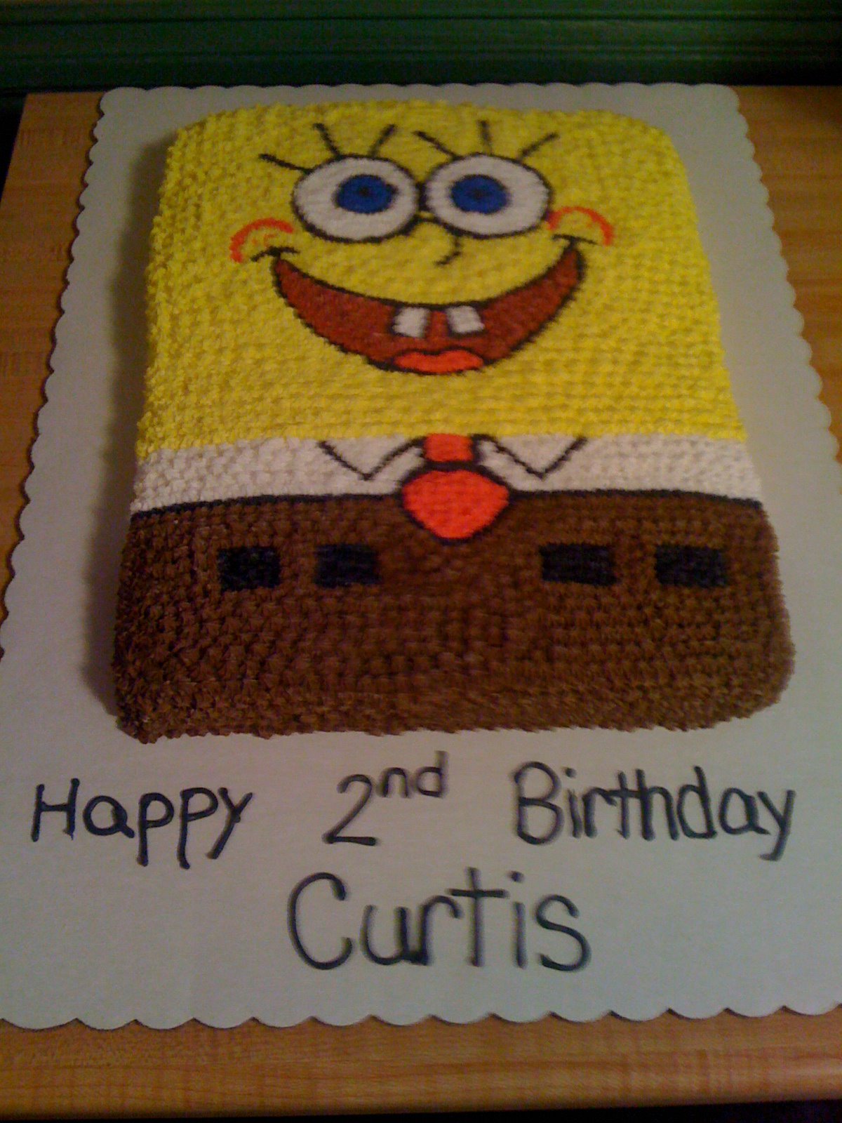 Shannon's Crazy Kitchen Spongebob Cake