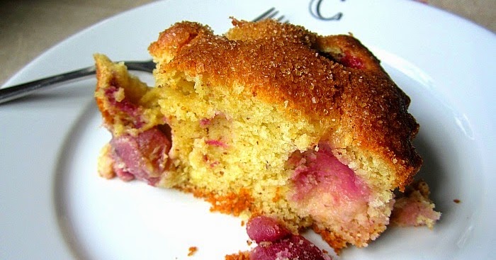 Italian Polenta Cake w/ Grapes