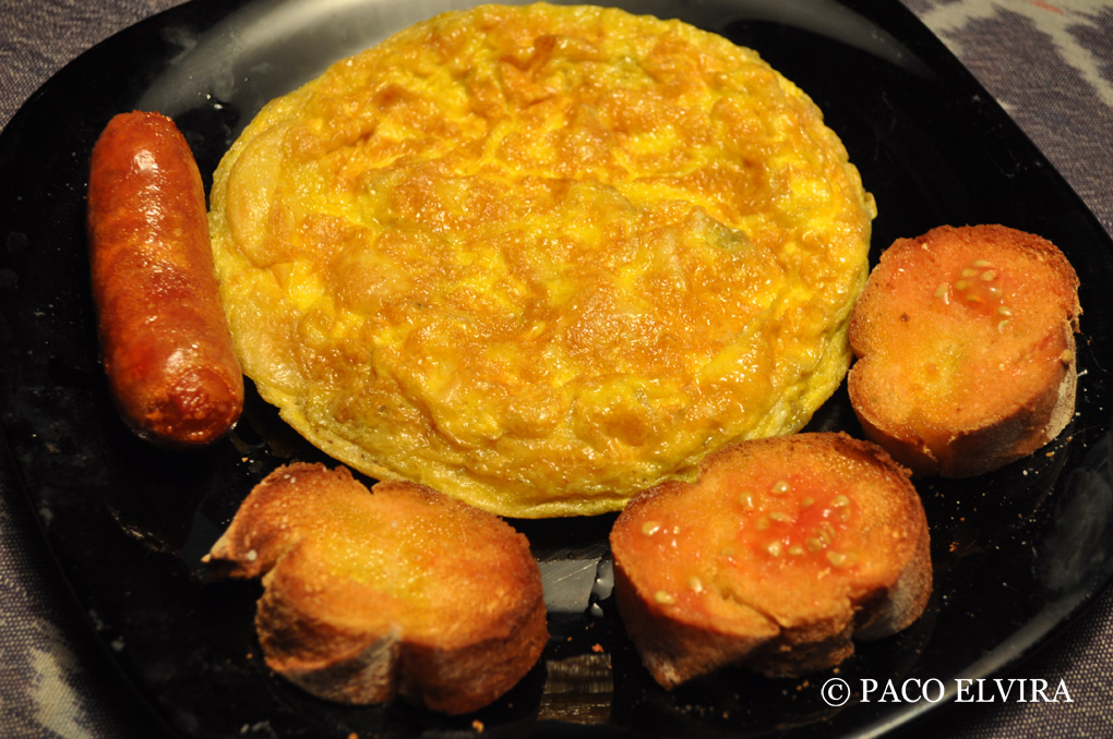 PACO ELVIRA Recetas. Tortilla de patatas en 5 minutos al estilo de