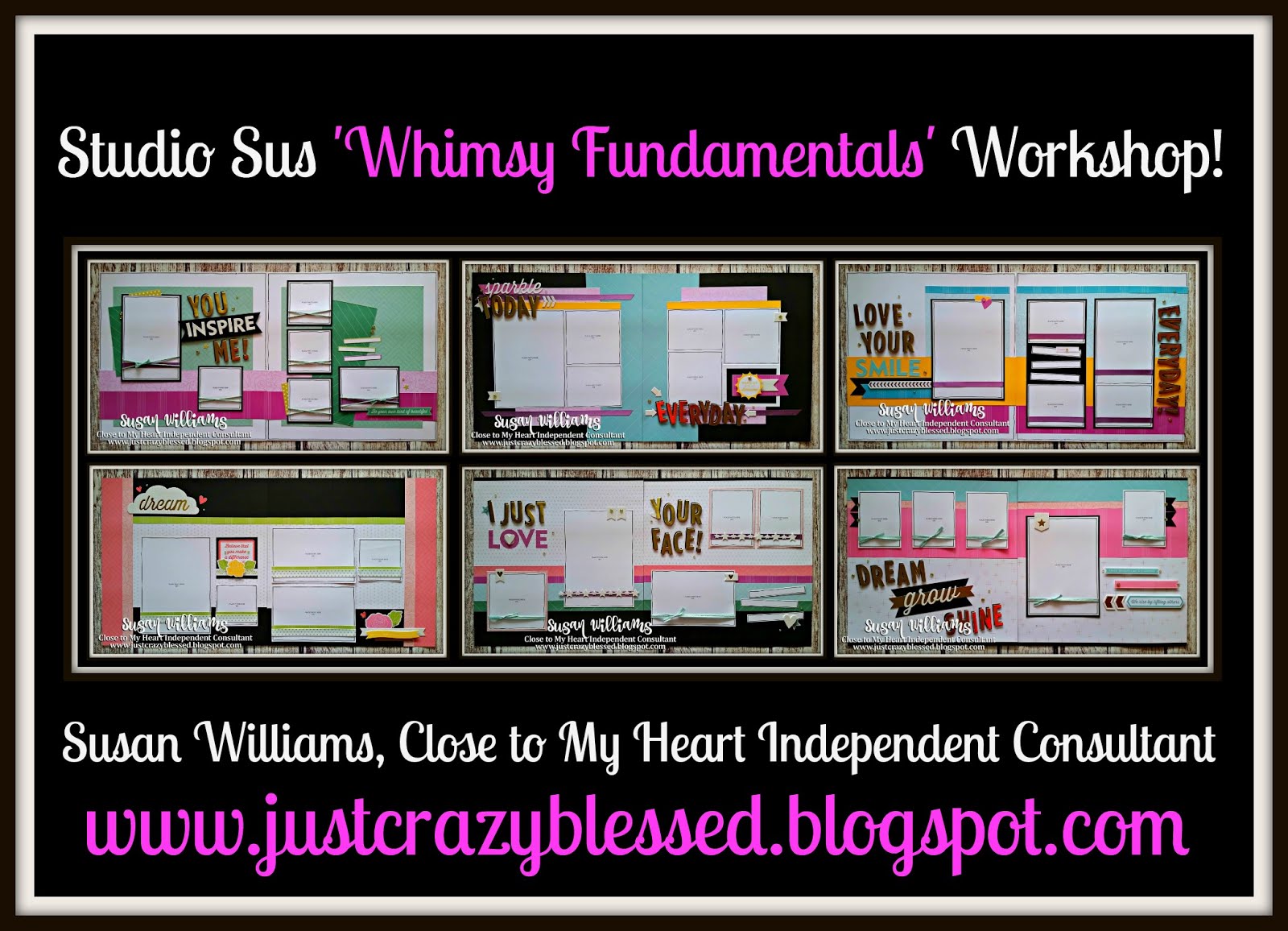 'Whimsy Fundamentals' Scrapbooking Workshop!