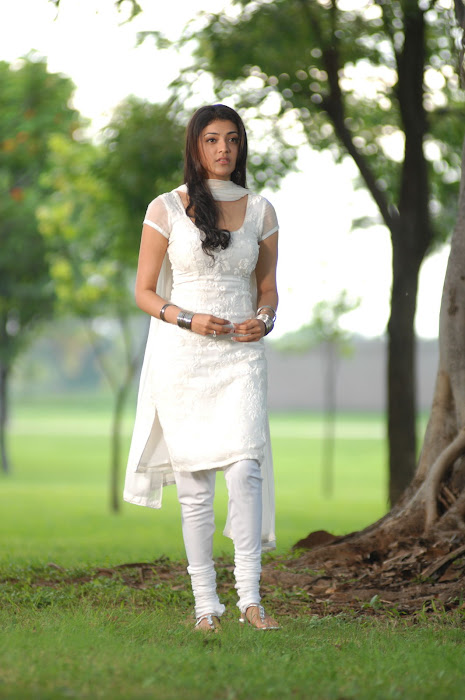 kajal agarwal in white salwar glamour  images