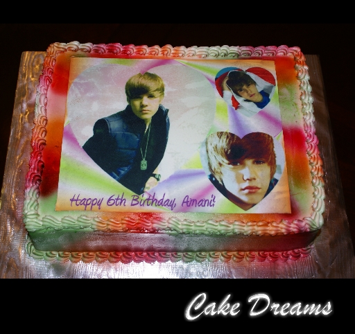 pics of justin bieber cakes. justin bieber cake toppers.