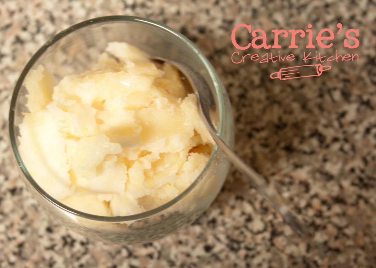 Carrie's Creative Kitchen Grapefruit Sorbet
