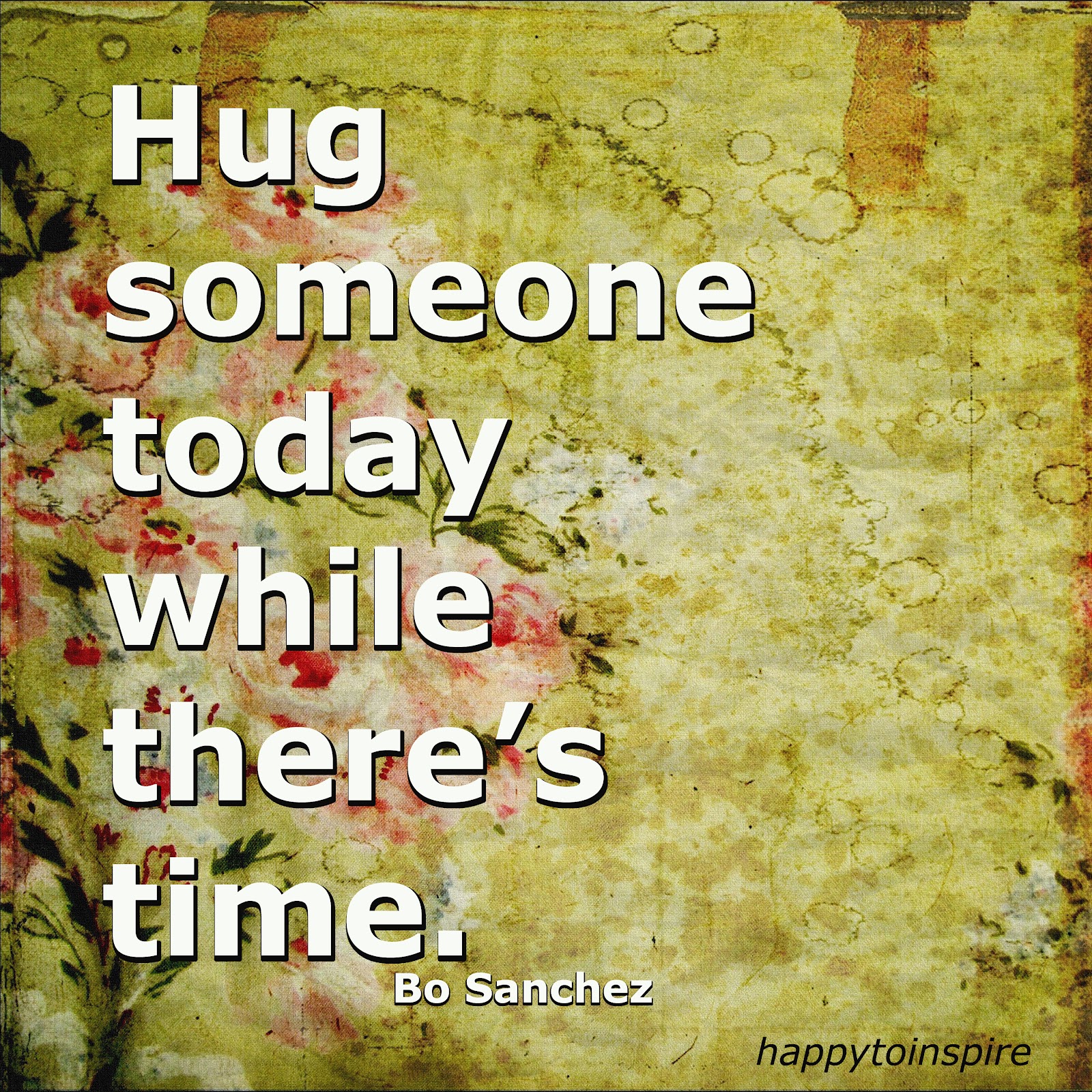 Happy To Inspire 5 Reasons to Hug Somebody Today
