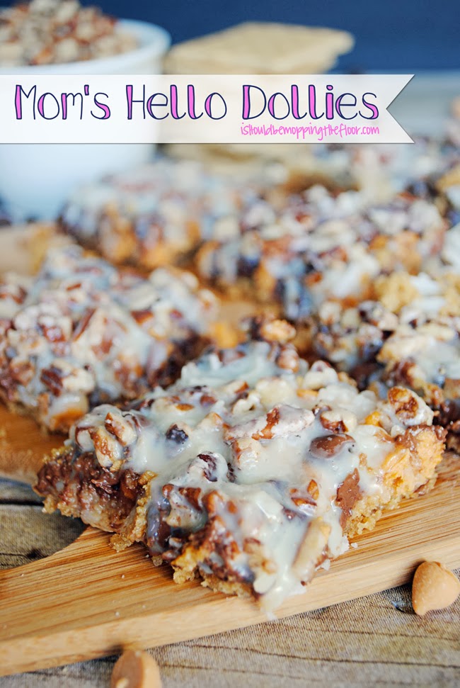 i should be mopping the floor Mom's Hello Dollies