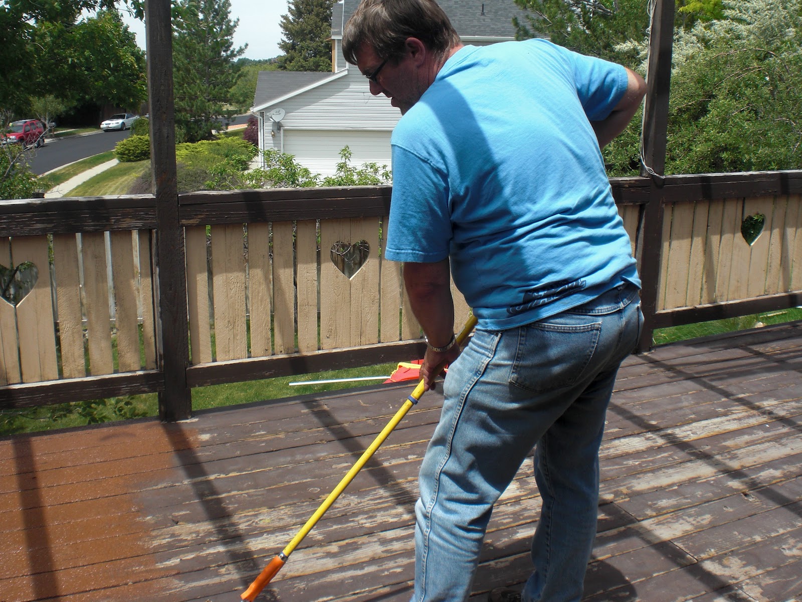 Deck Restore Paint Before and After Pictures