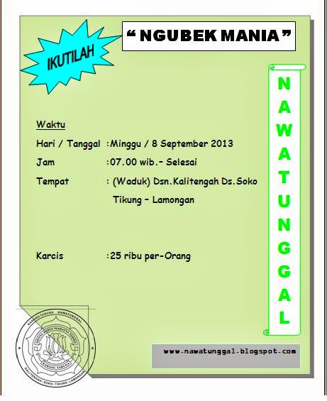 Pamflet Ngubek Mania