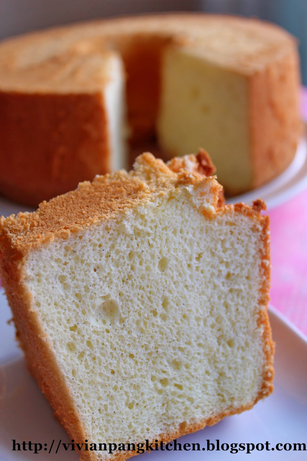Vivian Pang Kitchen Vanilla Chiffon Cake