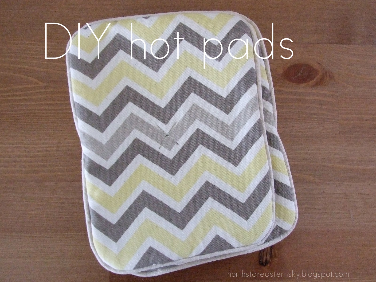 A North Star in an Eastern Sky DIY Hotpads