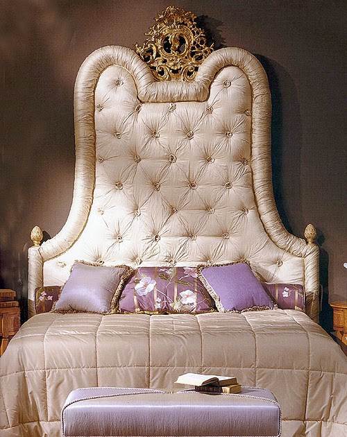 The Stitched Bed and Cream Chargers Quilted Bed Head