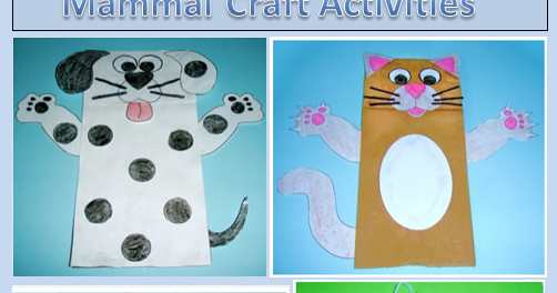 Learning Ideas - Grades K-8: Fun Mammal Craft Activities