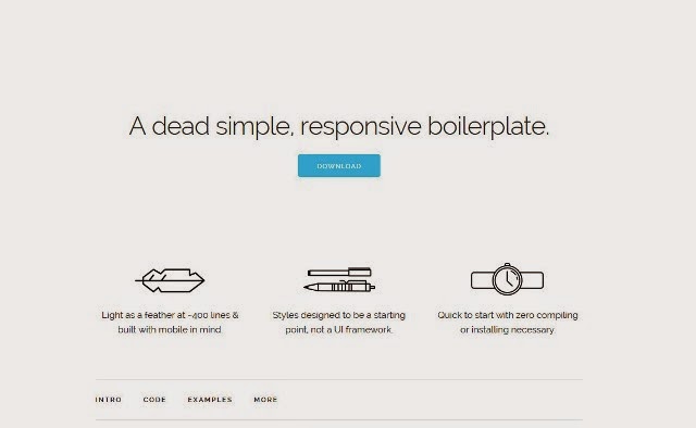 Skeleton - Responsive HTML5 Framework