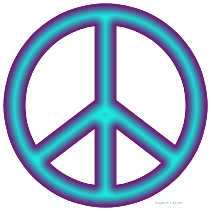 PSYCHEDELIC PEACE SIGN