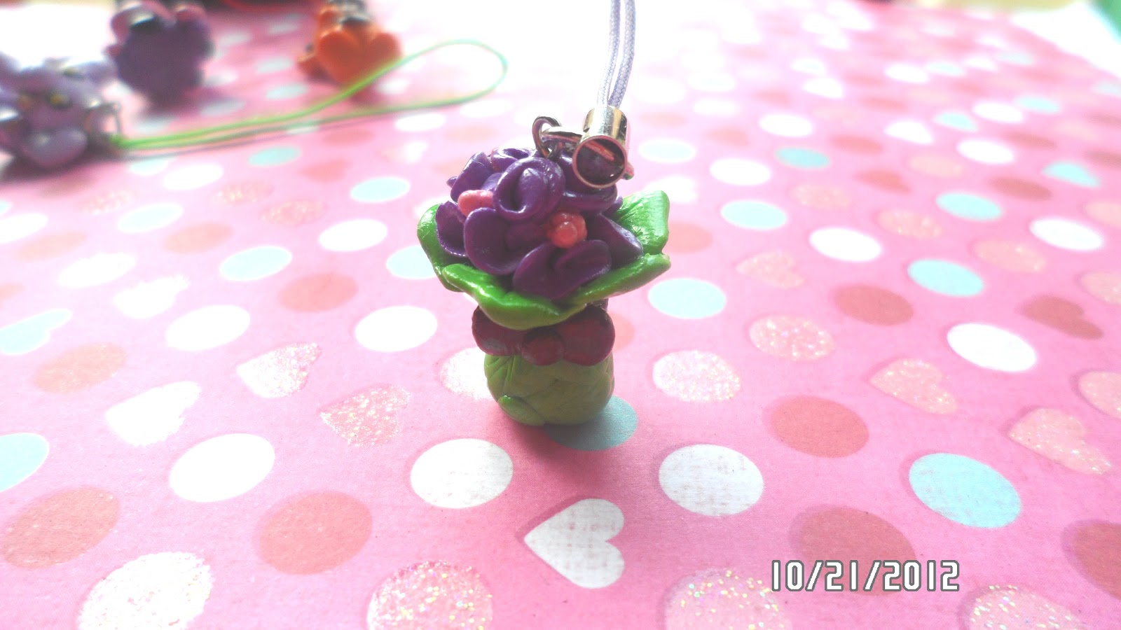 Geraldine Cassandra Flower bouquet clay tutorial
