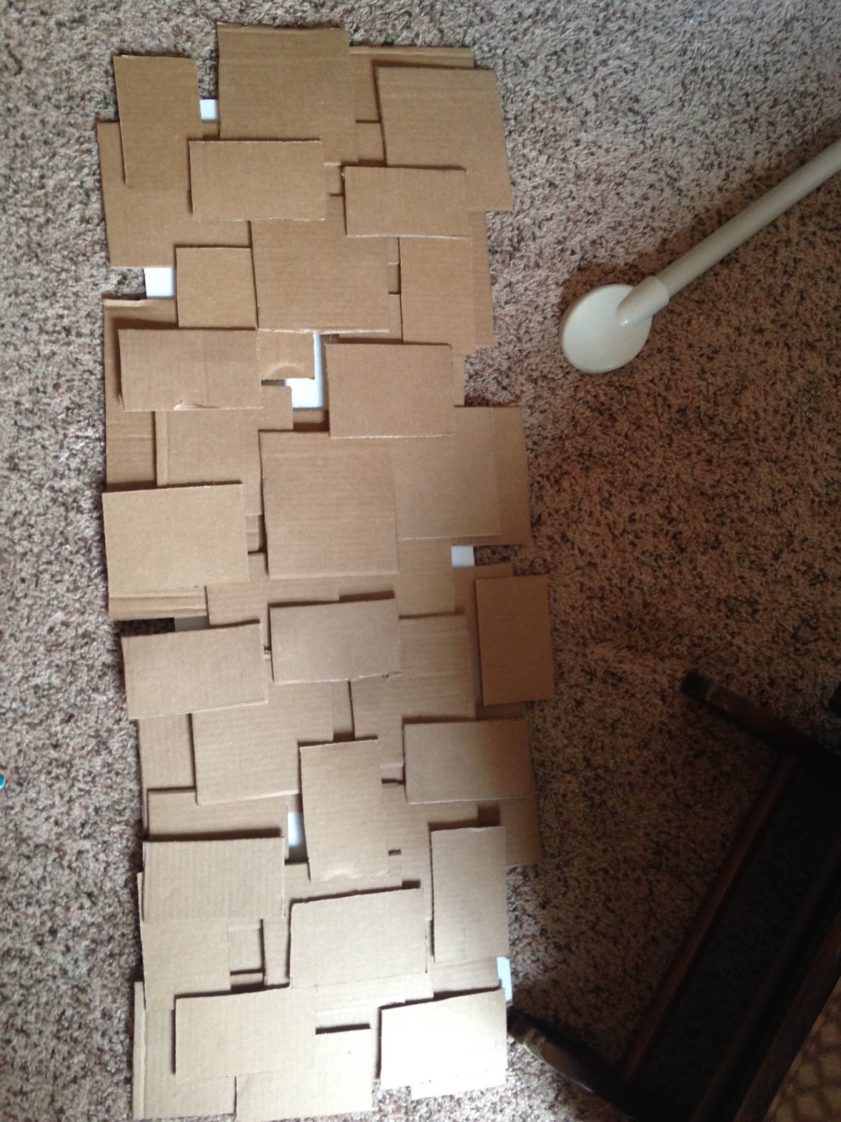 DIY Cardboard Wall Art for only 3 Call Life Crazy