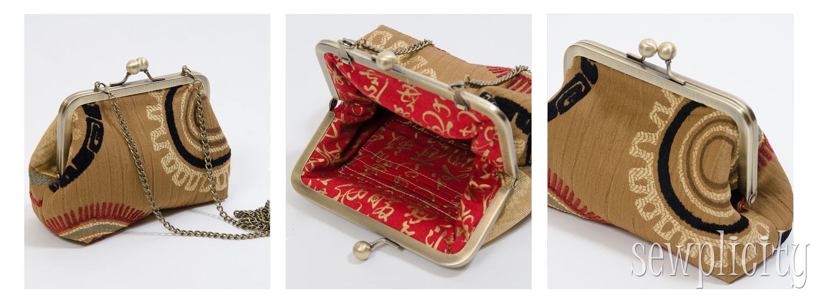 Sewplicity TUTORIAL Frame Purse