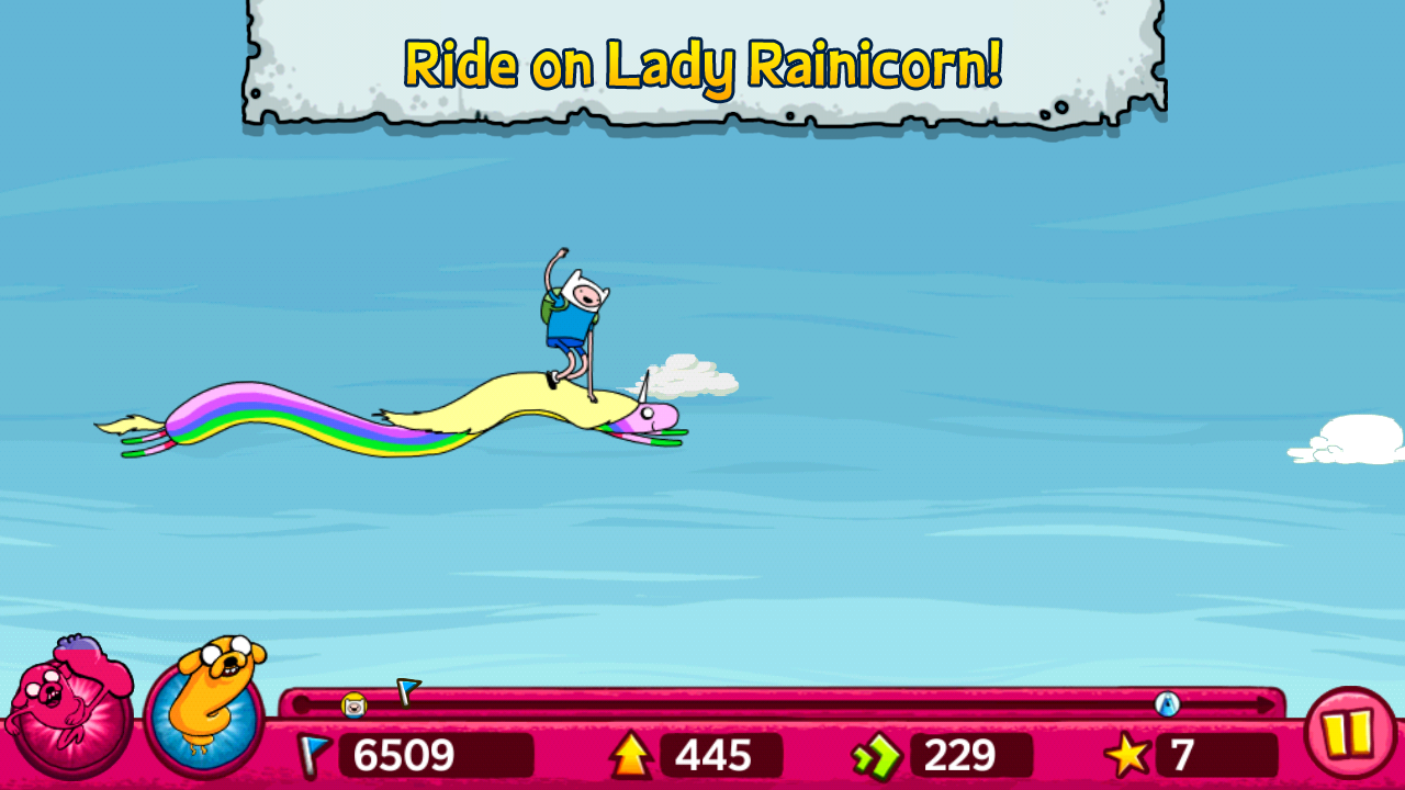 Hora de Aventuras Jumping Finn Turbo gratis en Amazon (Móvil)