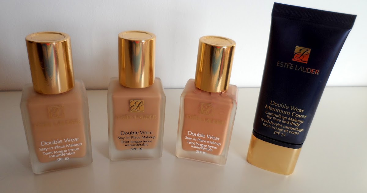 Estee Lauder Double Wear And Double Wear Maximum Foundation Review Flutter And Sparkle
