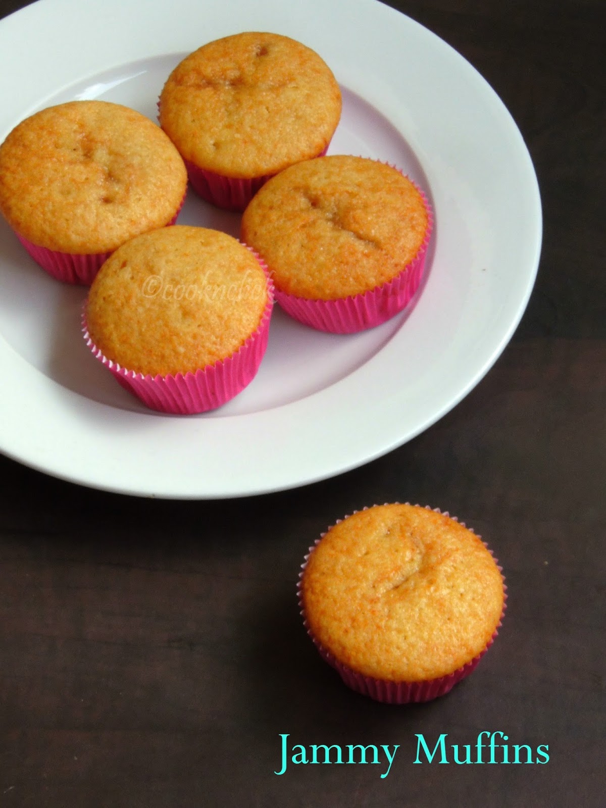 Jammy Muffins/Jam Filled Muffins Cook N Click