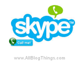 Add Skype Contact Widget In Blogger Blogs