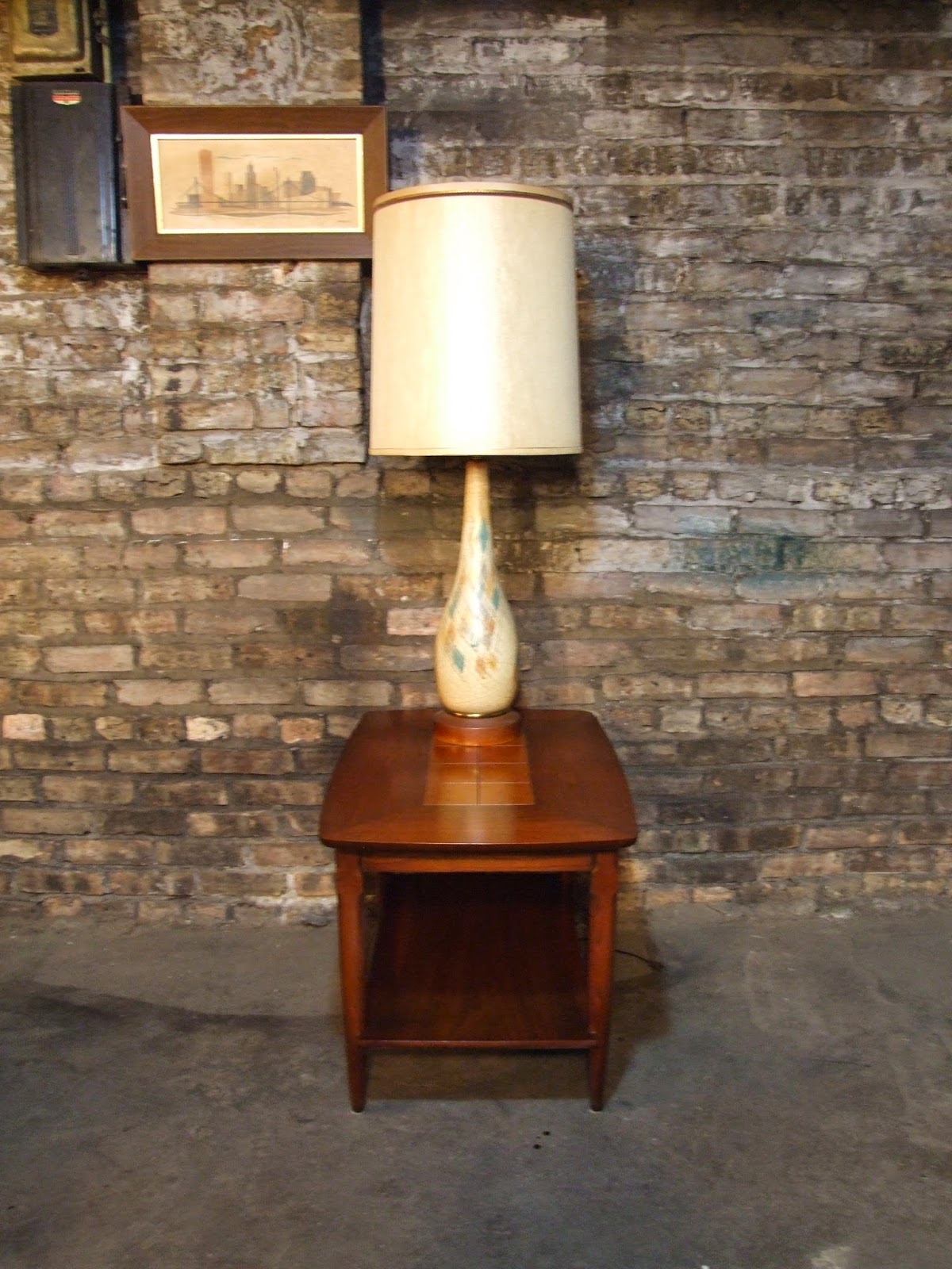 Mid Century Chicago Pair of MCM table lamps