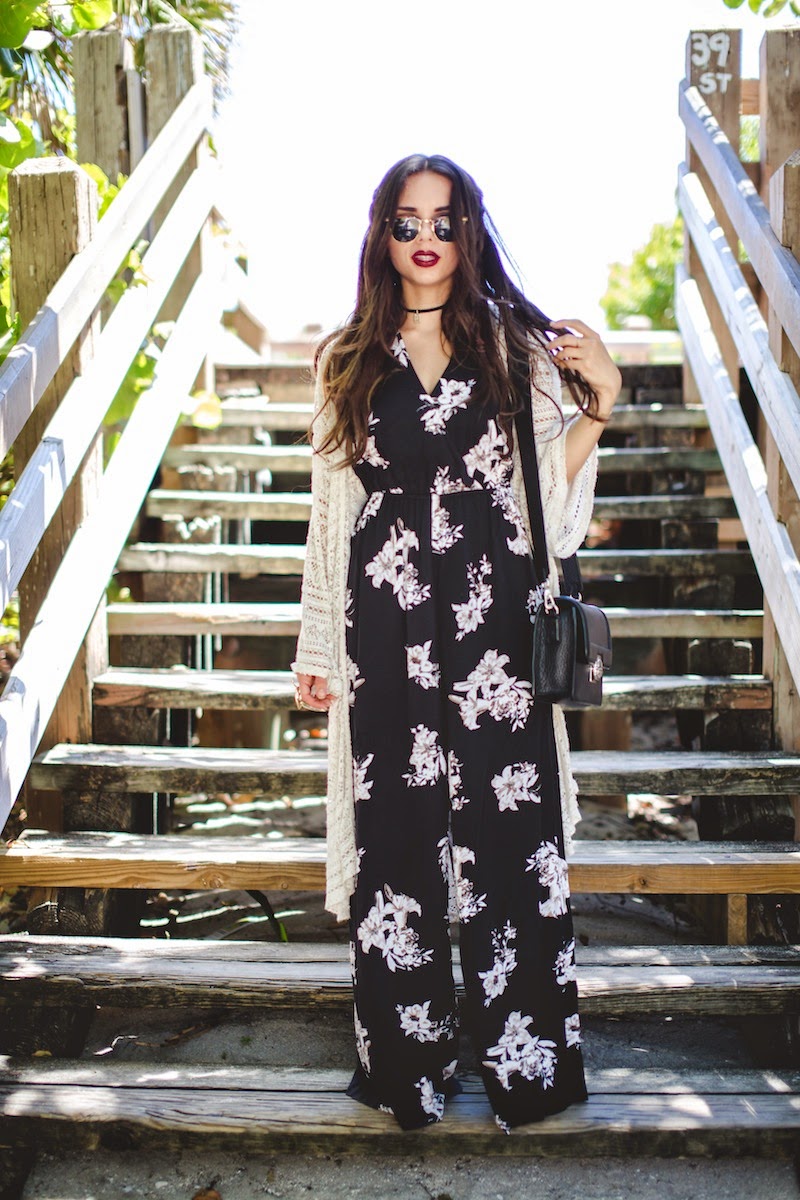 miami fashion blogger, nany's klozet, crochet kimono, different ways to wear, remix