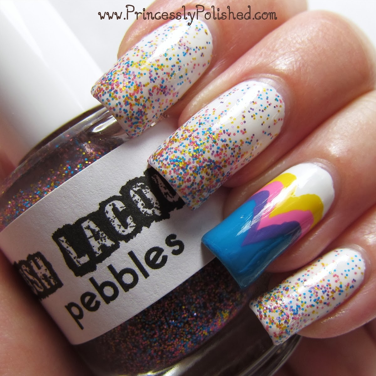 Princessly Polished Lush Lacquer Pebbles with Fishtail Accent Baby