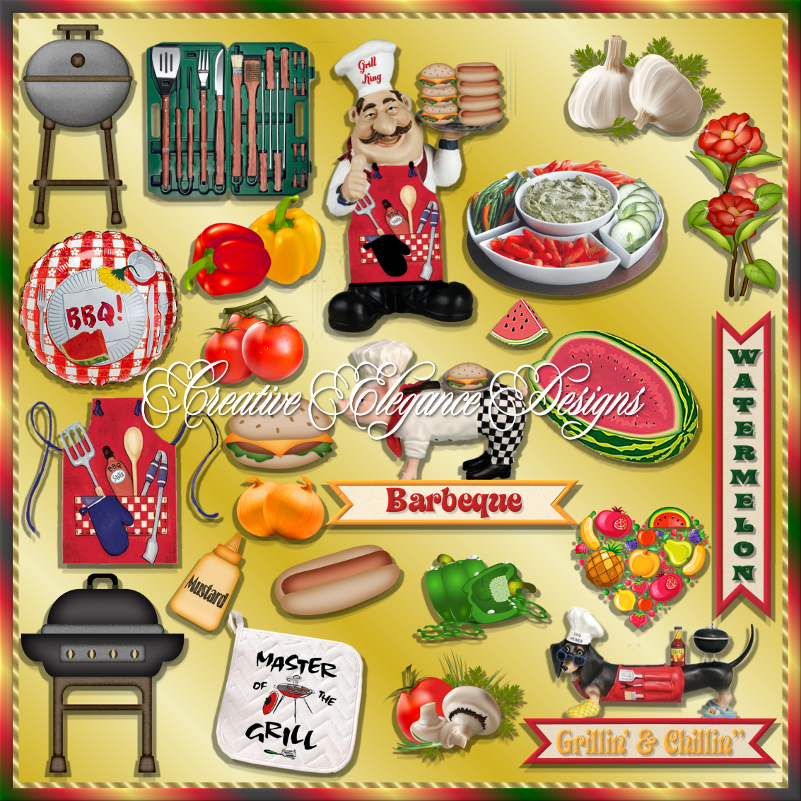 Creative Elegance Designs Barbeque Kit (Repost But Updated)