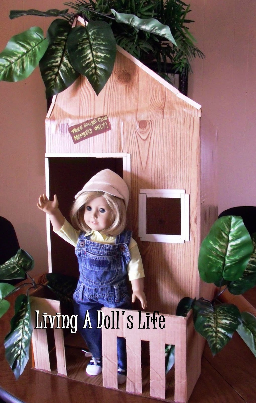 Living A Doll's Life How To Make Kit's Tree House (Lots of Photos)