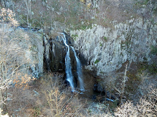 Waterfall view on the Overall Run Trail in Shenandoah National Park