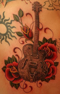 Guitar Tattoo Design Photo Gallery - Guitar Tattoo Ideas