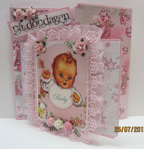 Louise Scrapbooking och Pyssel Dop kort