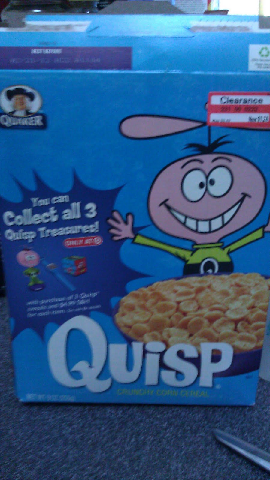 Clever and potentially profitable Quisp Cereal back at Target