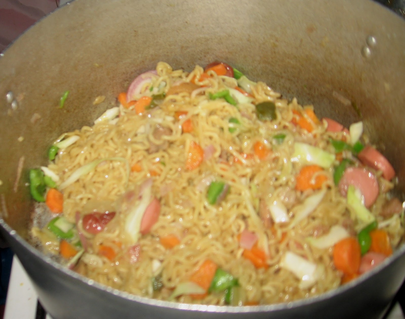Shredded Chicken Noodles Without Sauce