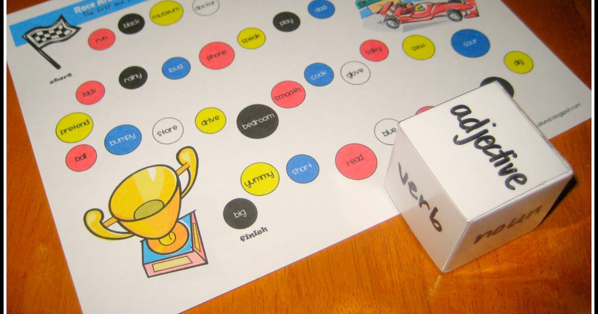 Relentlessly Fun, Deceptively Educational Race Around the Nouns, Verbs
