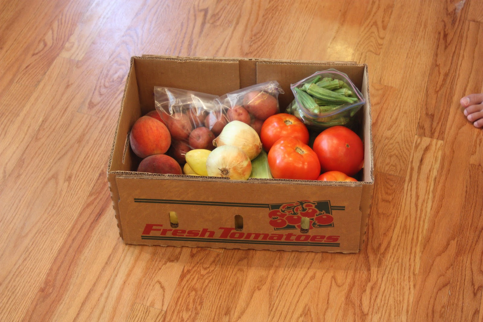 Quality Mom Reviews Mrs. Kat's Produce Box Local Florence, SC area