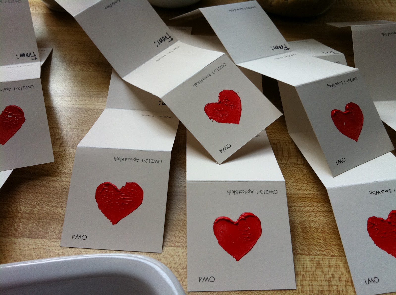 corner blog paint chip valentines