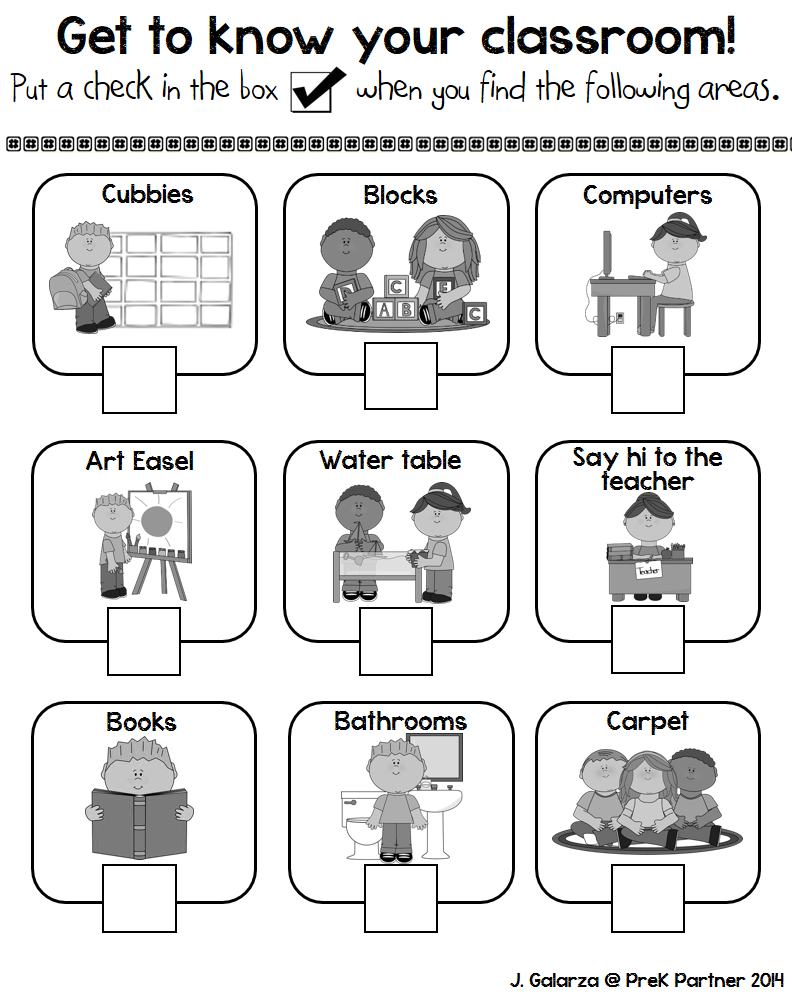 Classroom Scavenger Hunt FREEBIE! | prekpartner