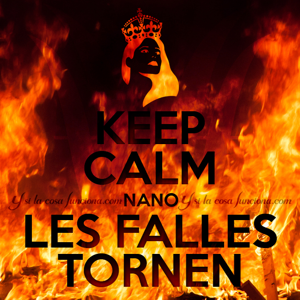 KEEP CALM NANO LES FALLES TORNEN