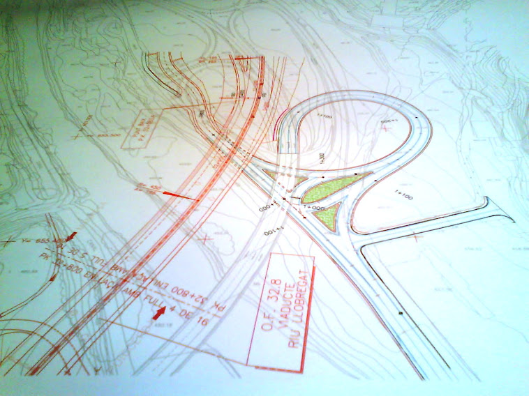 2009.- Ultimo trabajo de diseño y cálculo del trazado de la Intersección Norte de Gironella.