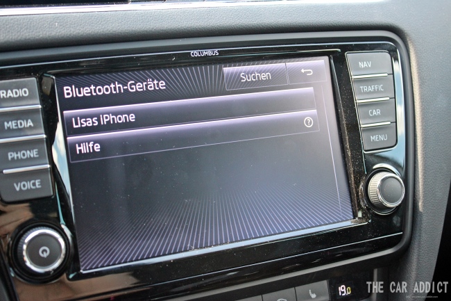 Connect your iPhone with the Skoda Octavia RS Connect your iPhone with the Skoda Octavia RS