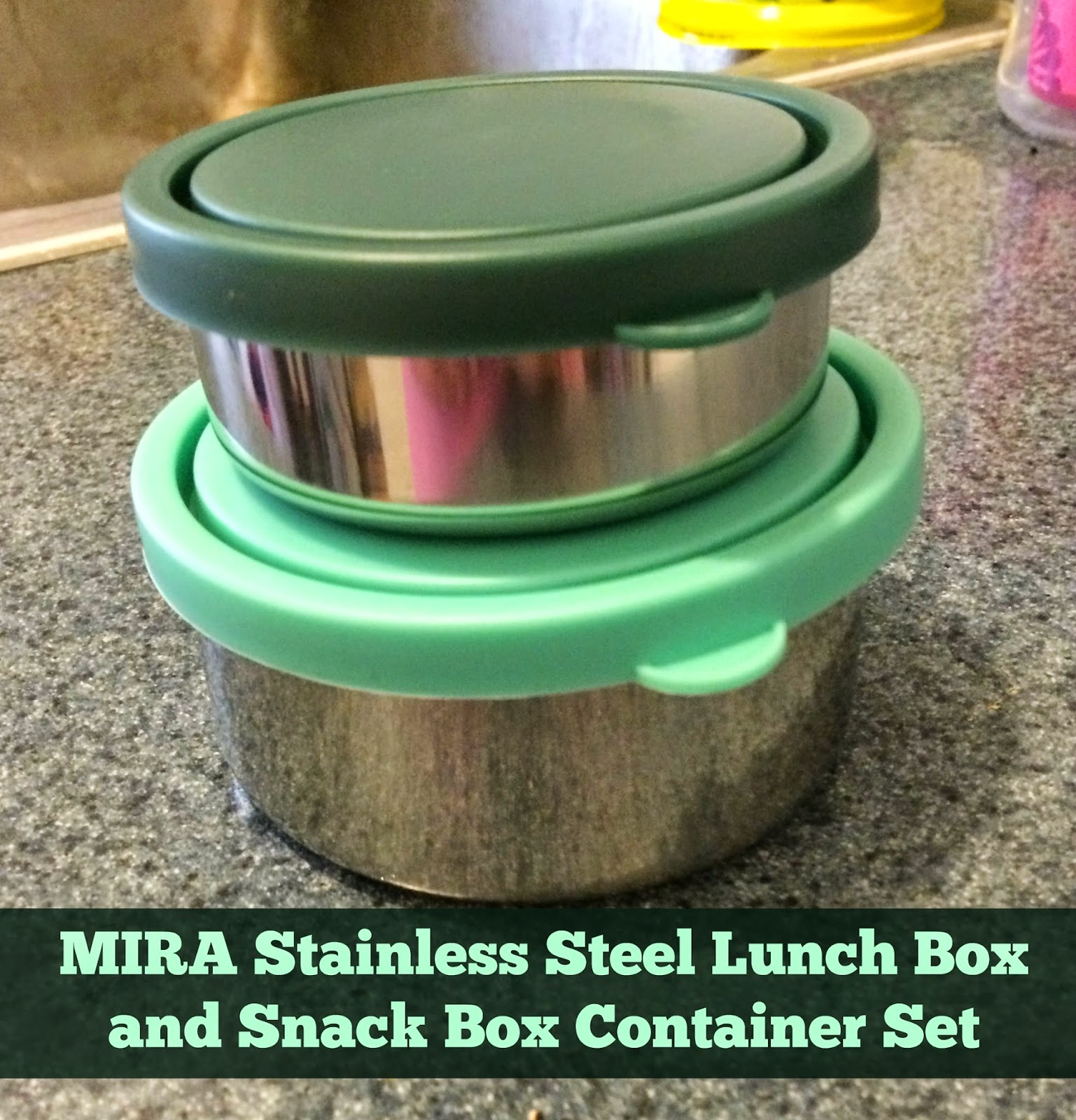 MIRA Stainless Steel Lunch Box and Snack Box Container Set Review