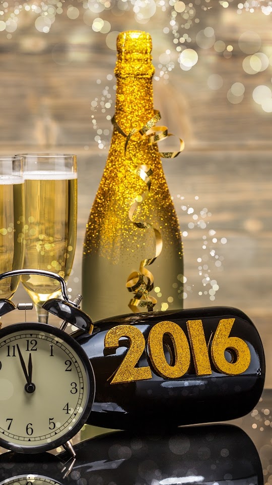 Golden Champagne 2016 Android Best Wallpaper