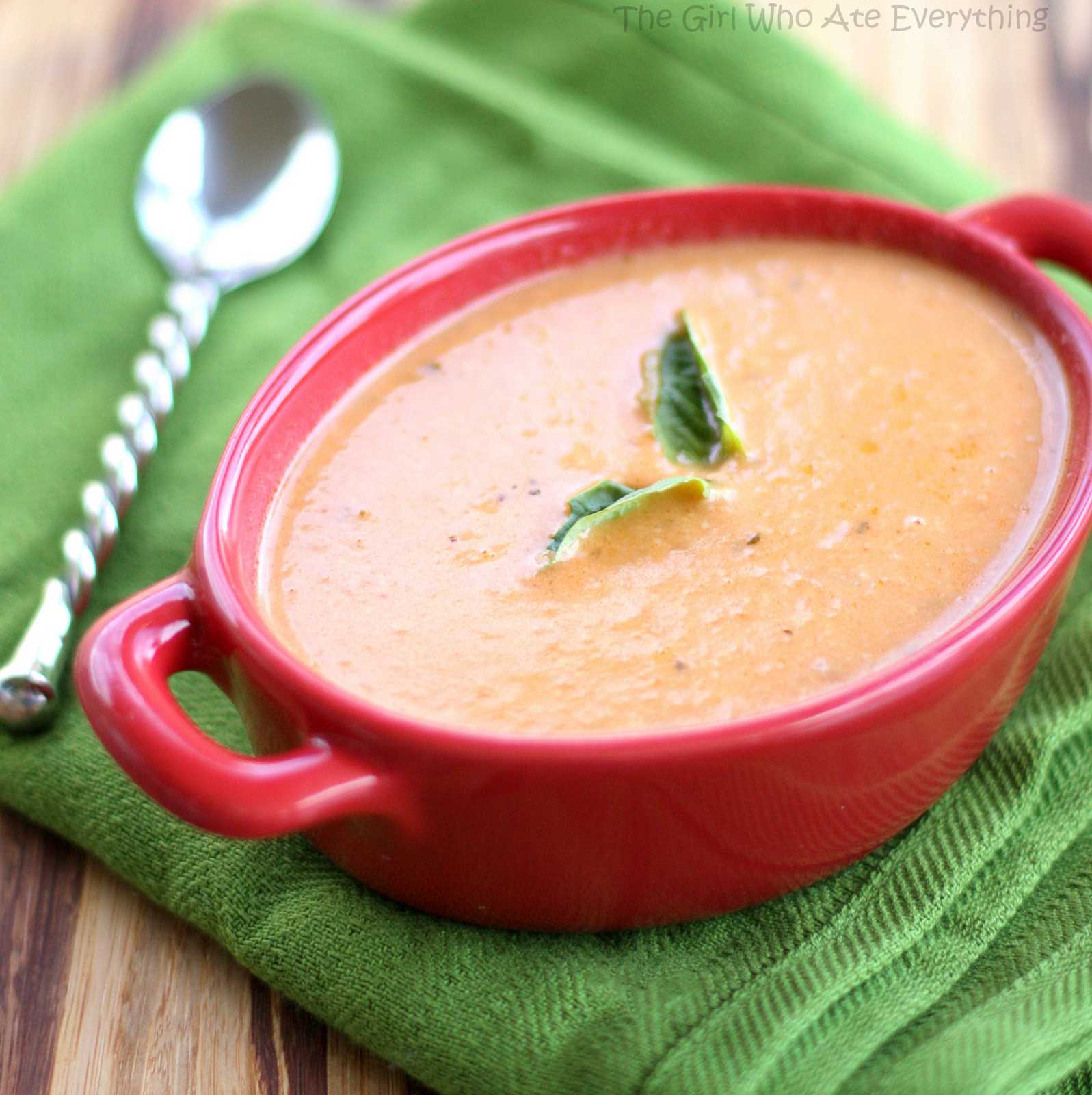 Recipe Ladies HR slow cooker tomato basil parmesan soup {winner!}
