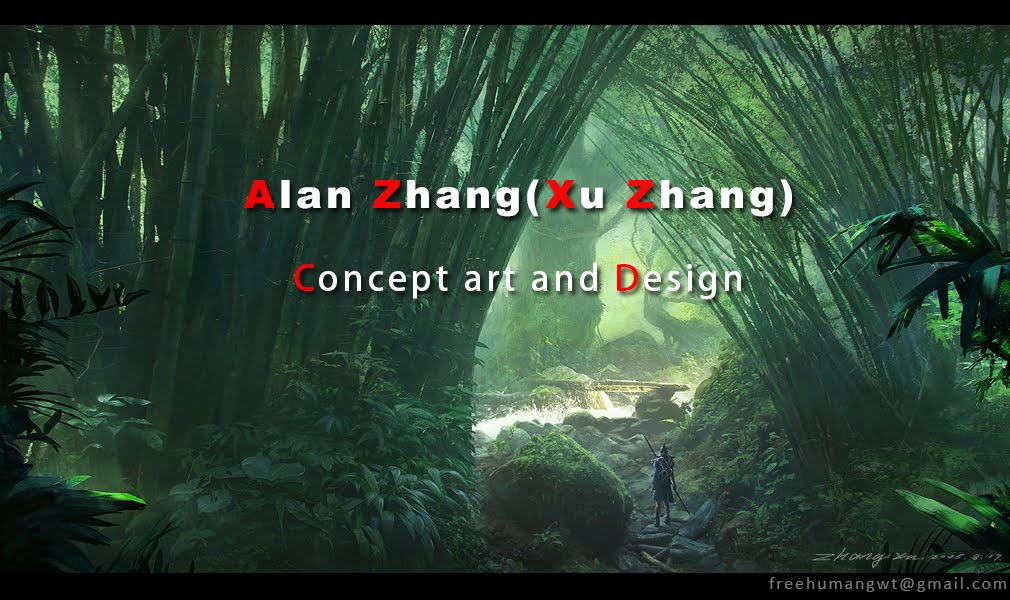 Alan Zhang(Xu Zhang) Concept art and design
