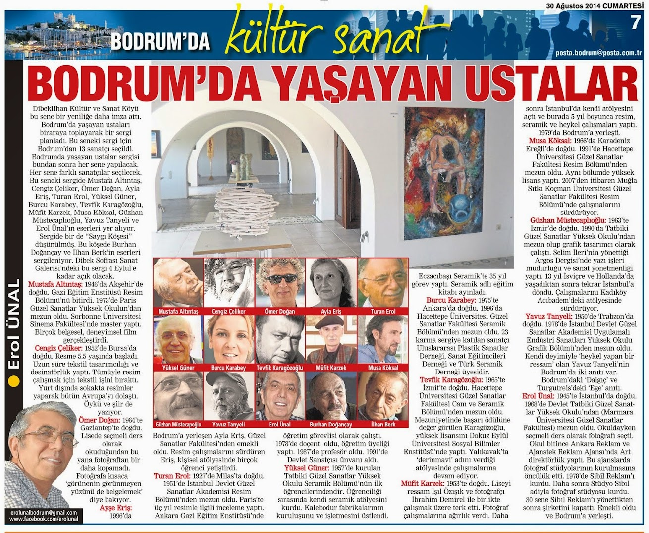 59 BODRUM'DA YAŞAYAN USTALAR