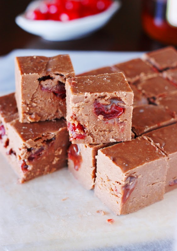 Salted Dark Chocolate Bourbon Fudge The Kitchen is My Playground