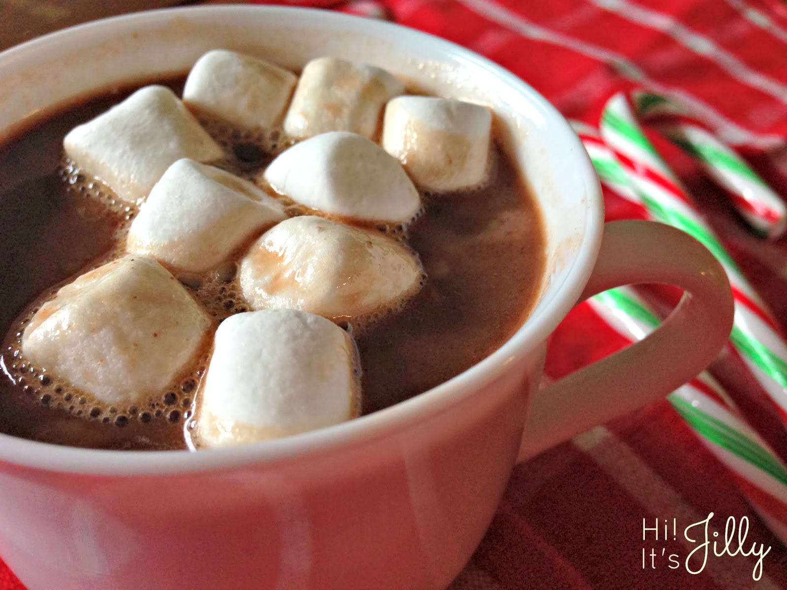 Hi! It's Jilly. Delicious Crockpot Hot Chocolate