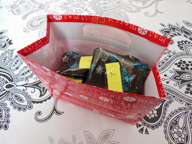 Make your own beauty advent calendar finished calendar