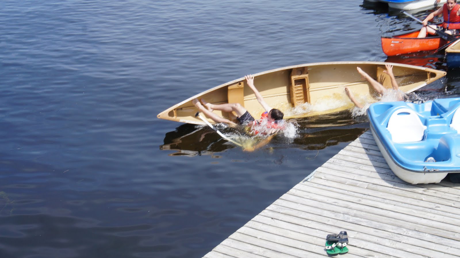 News from Canada CANOEING AND PEDAL BOATING AT DOW'S LAKE